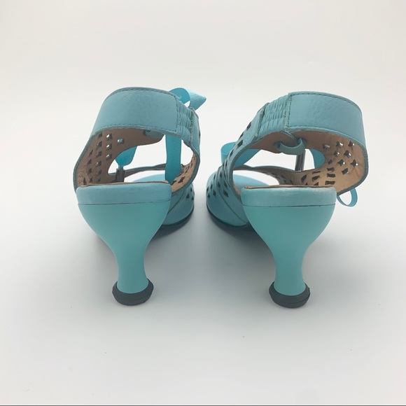 John Fluevog Turquoise Heels - Picture 4 of 14